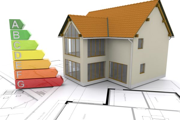 3D House with energy ratings